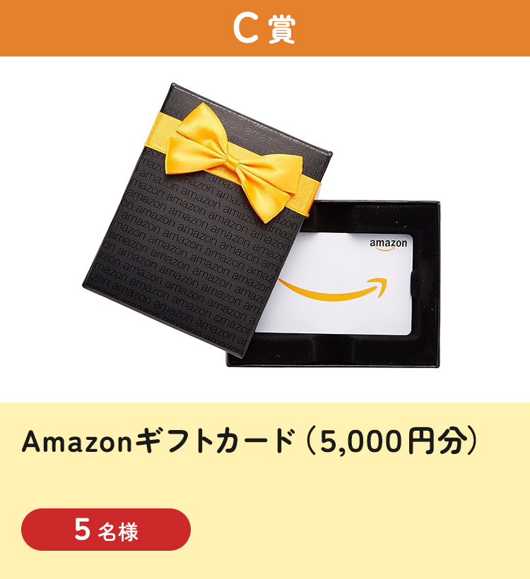 [C賞] Amazonギフトカード（5,000円分）