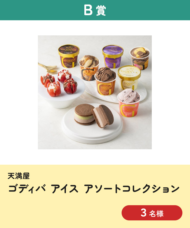 [B賞] 天満屋 ゴディバ アイス アソートコレクション