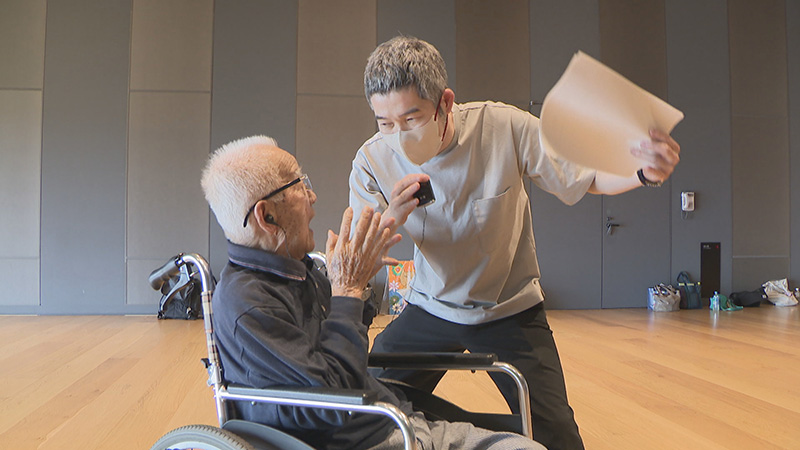 岡田さんと菅原さん、稽古
