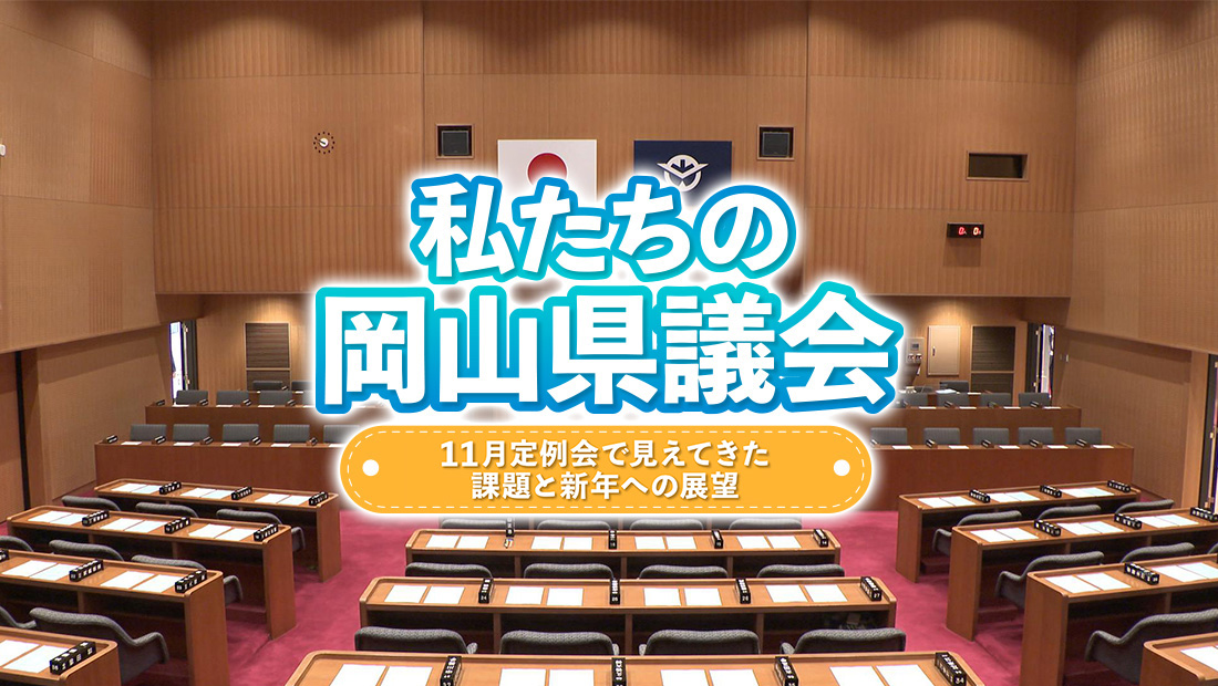 私たちの岡山県議会 ～11月定例会で見えてきた課題と新年への展望～
